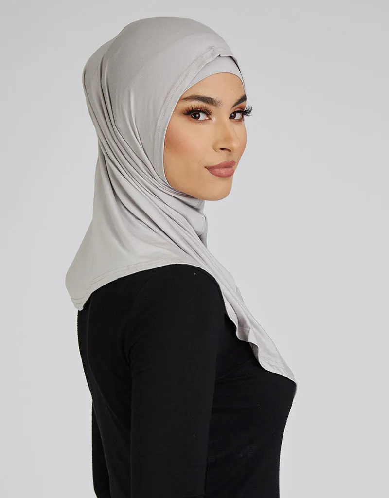 2 Piece Hijab Cap / Scarf - Light Shades