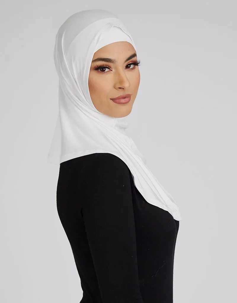 2 Piece Hijab Cap / Scarf - Light Shades