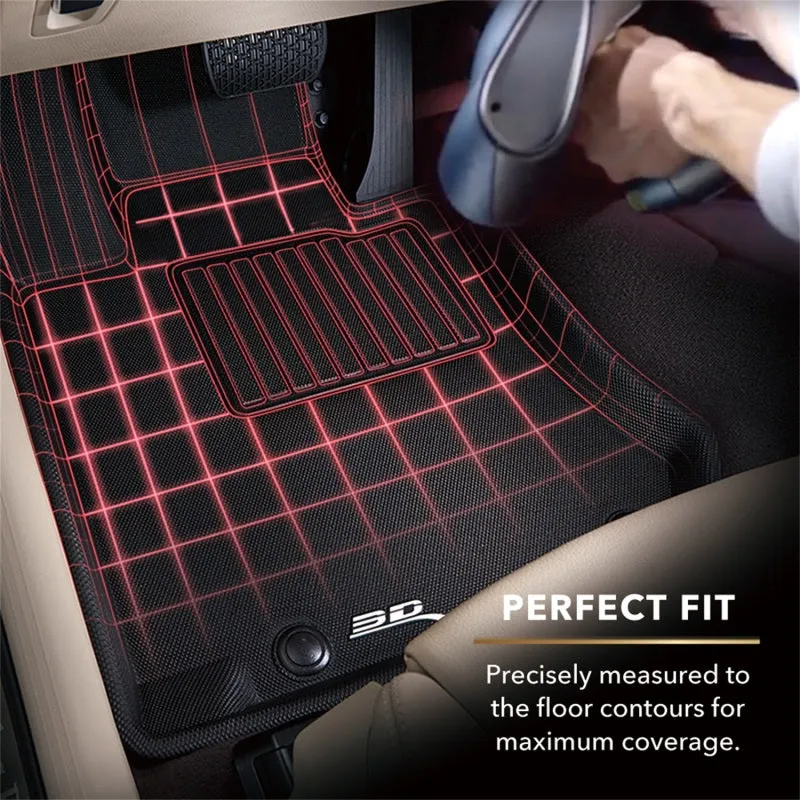 3D MAXpider 2005-2009 Ford Mustang Kagu 1st Row Floormat - Black