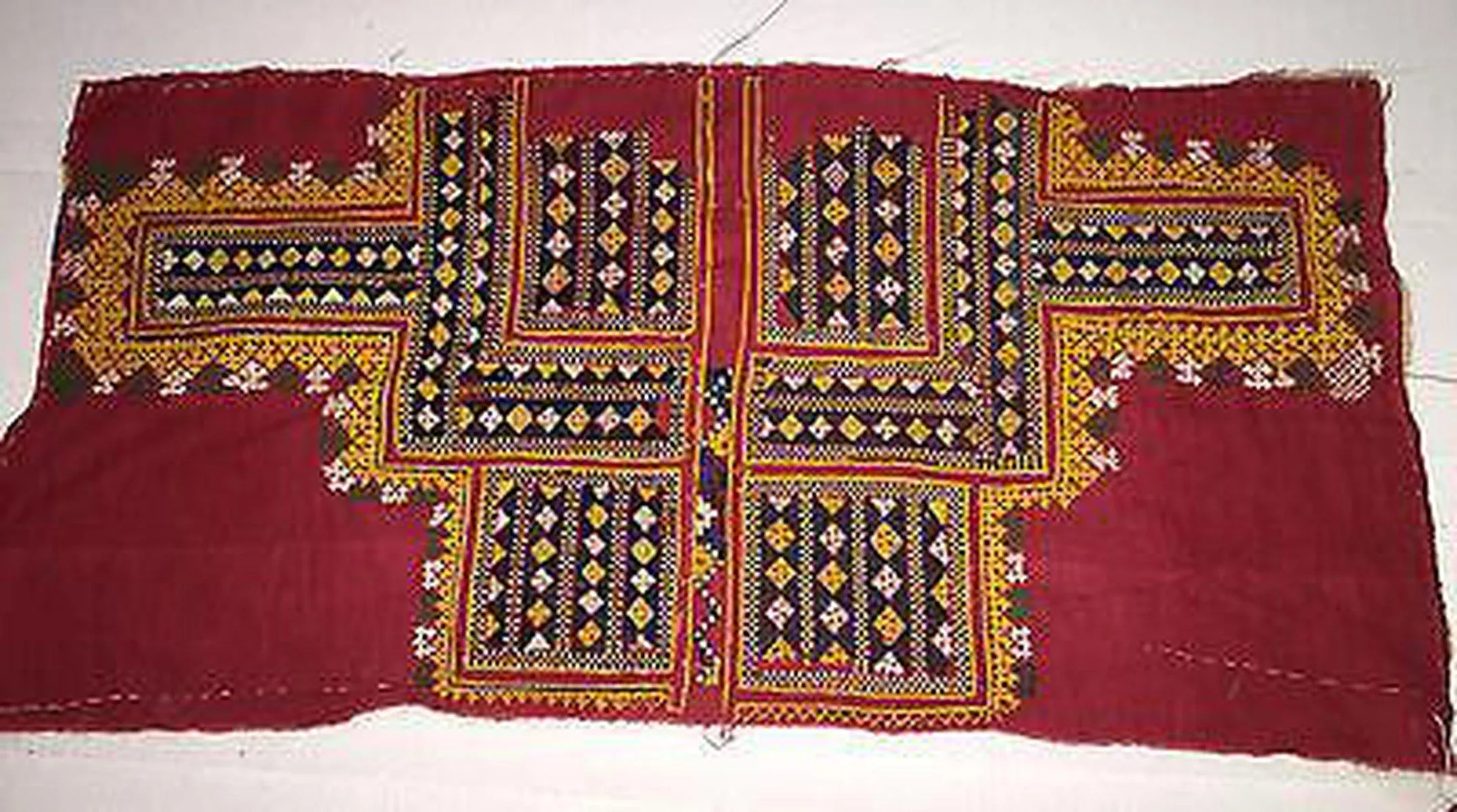 5156 SOLD Semi Antique Sind SIndh Thar Embroidery on Handwoven cotton