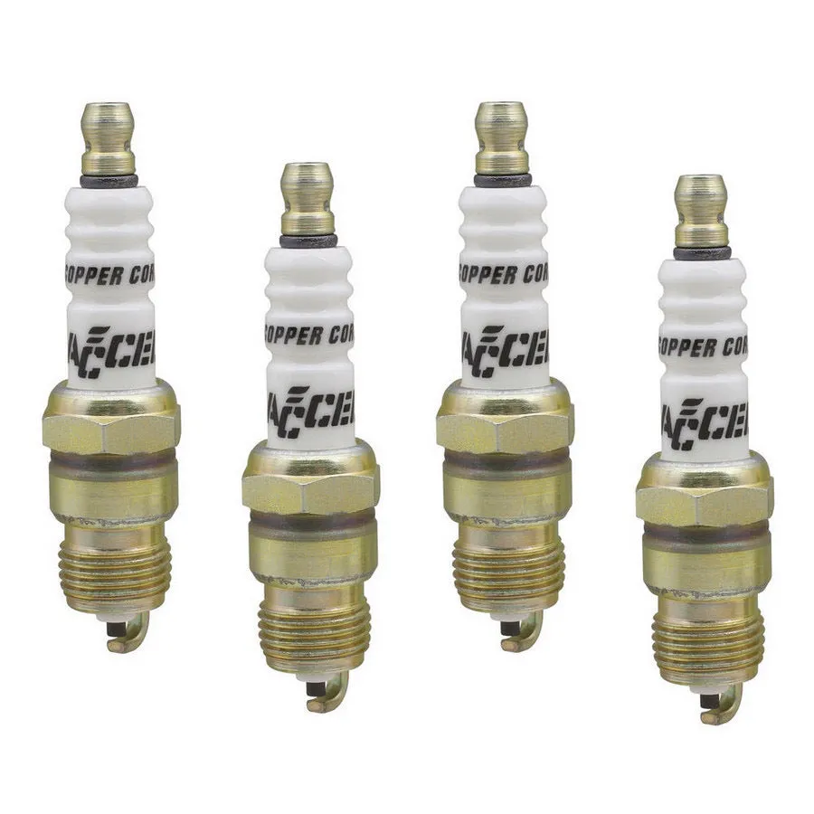 ACCEL Shorty Resistor Racing Plug - (4 Pack)