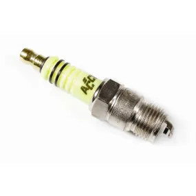 ACCEL Shorty Spark Plug - 14 mm Thread - 0.460 in R - Tapered Seat - Resistor - Set of 8 8198