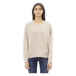 Baldinini Trend Beige Cashmere Women Sweater