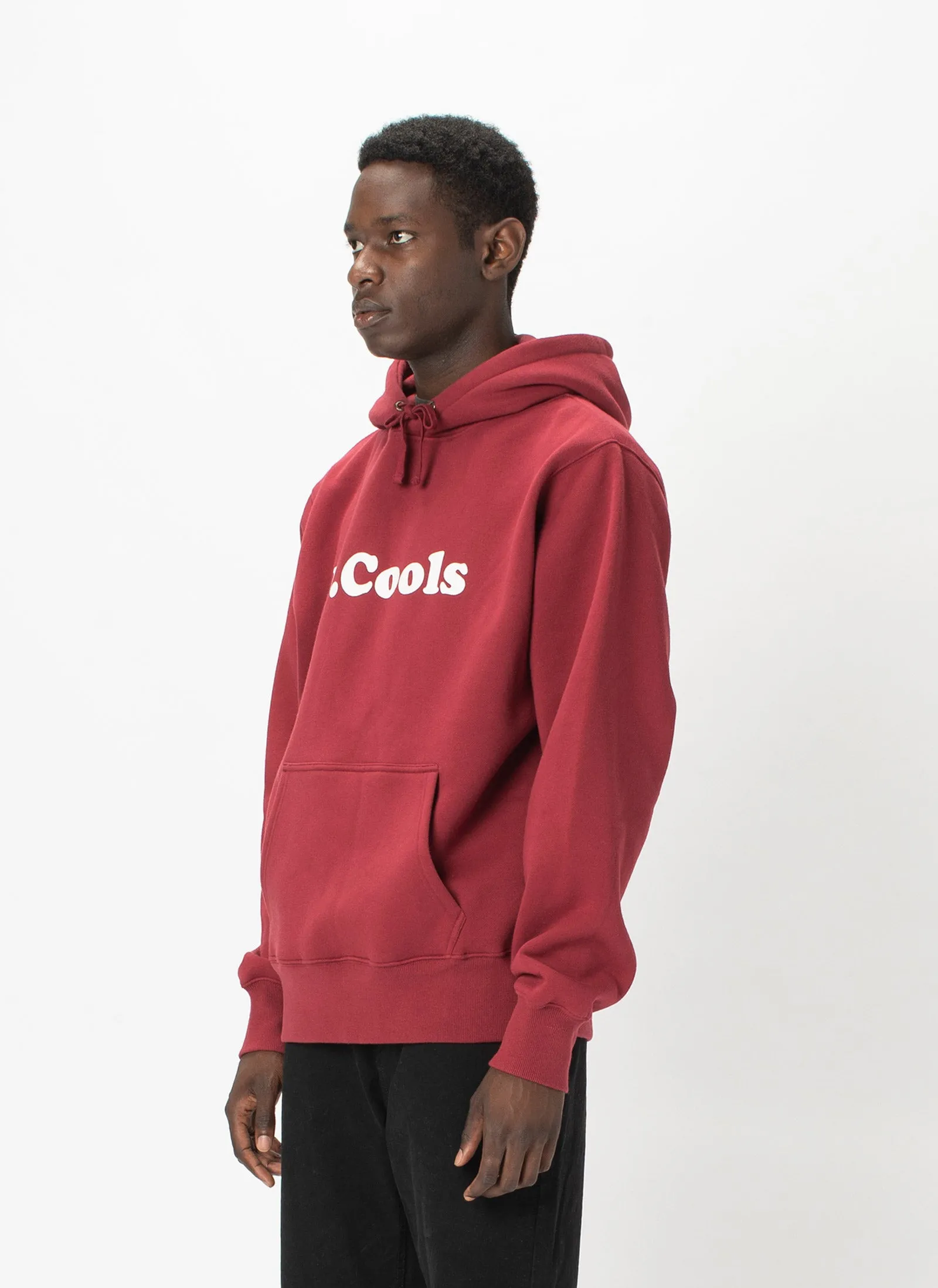 B.Cools Retro Hood Sweatshirt Dull Red