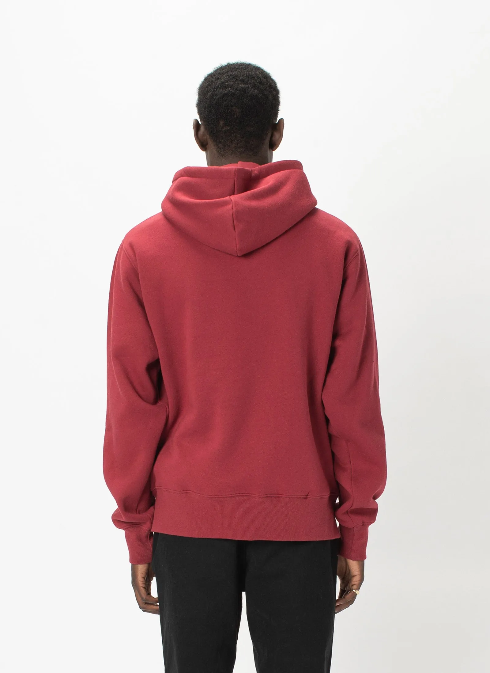 B.Cools Retro Hood Sweatshirt Dull Red