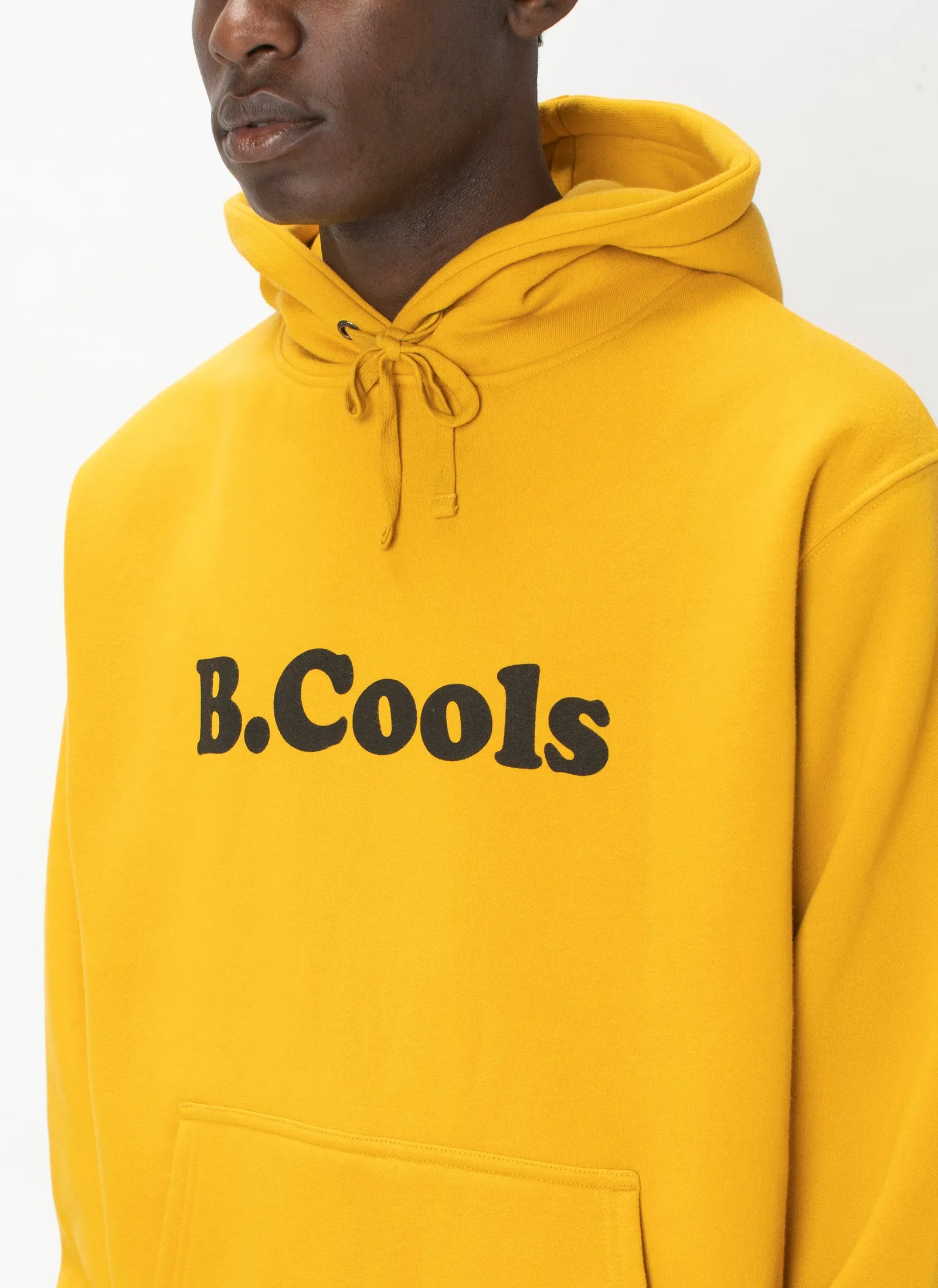 B.Cools Retro Hood Sweatshirt Mustard