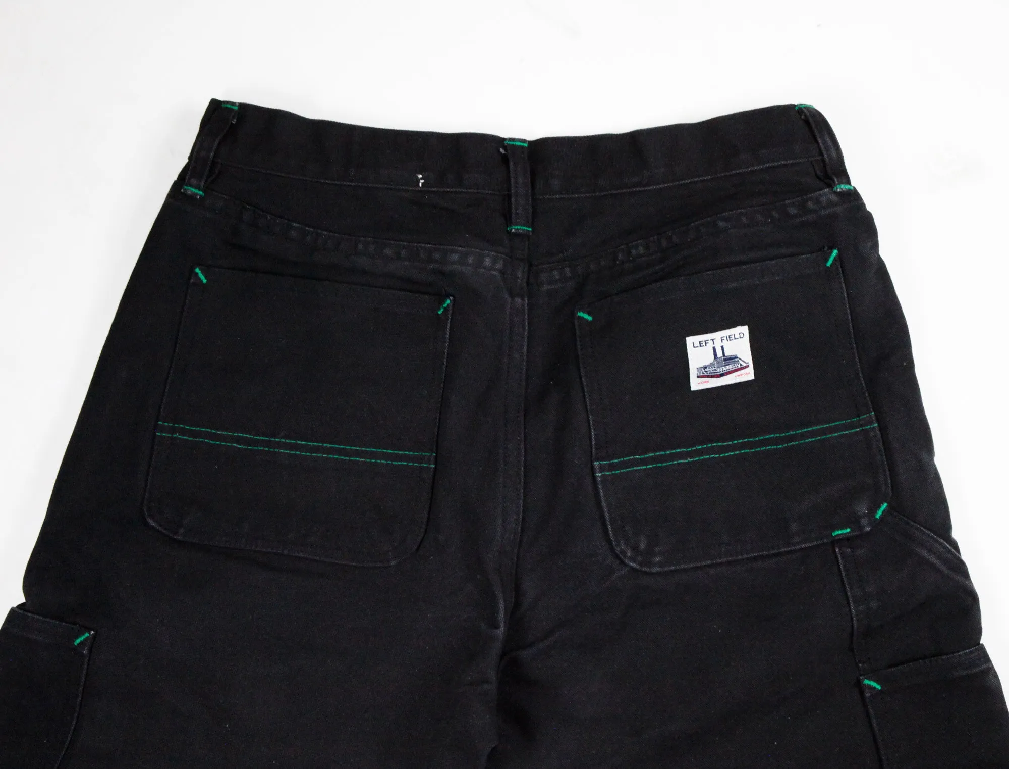 Black Mt Vernon Duck Double Knee Work Uniform  Chino