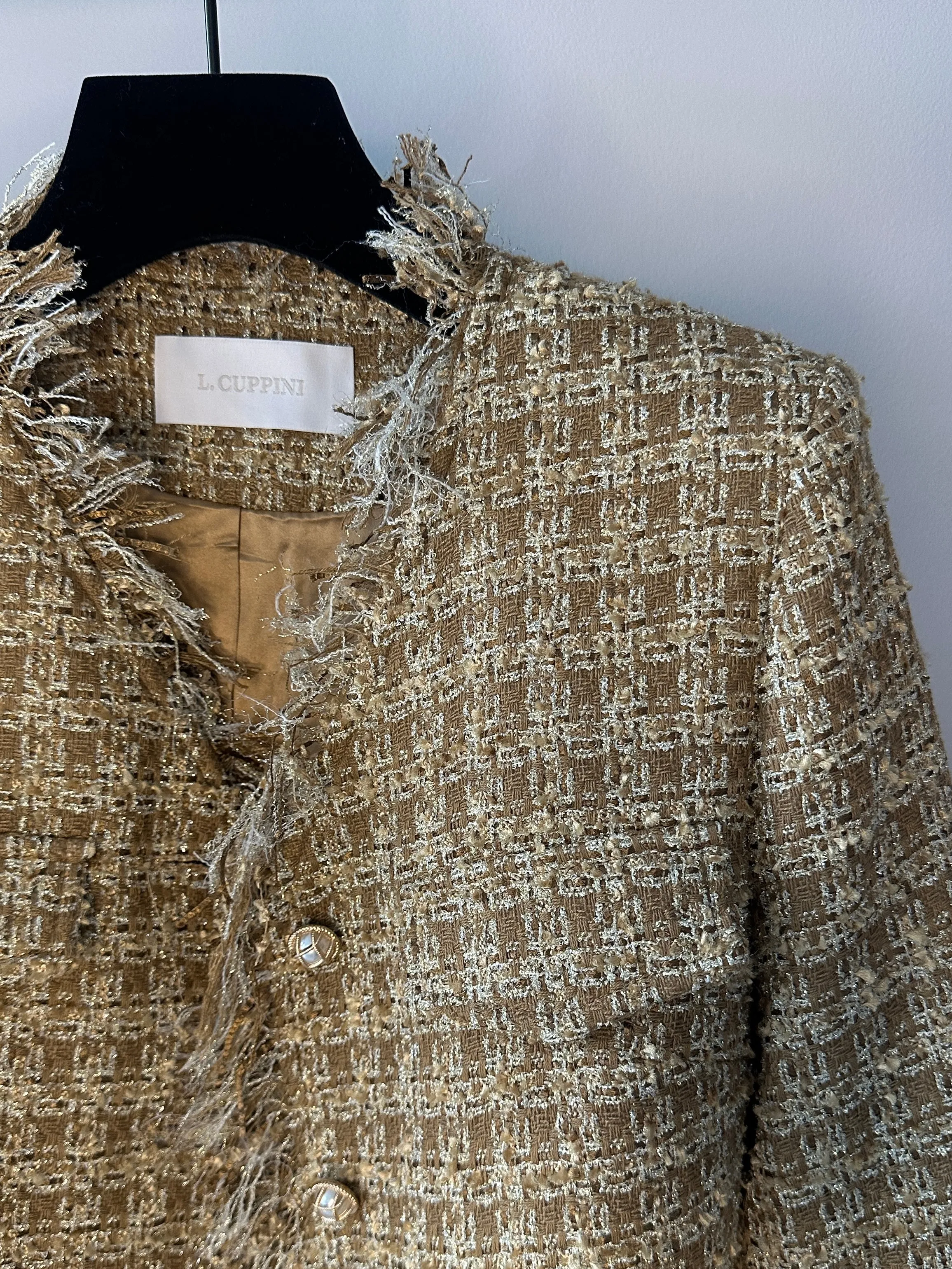 Blair Gold Tweed Blazer