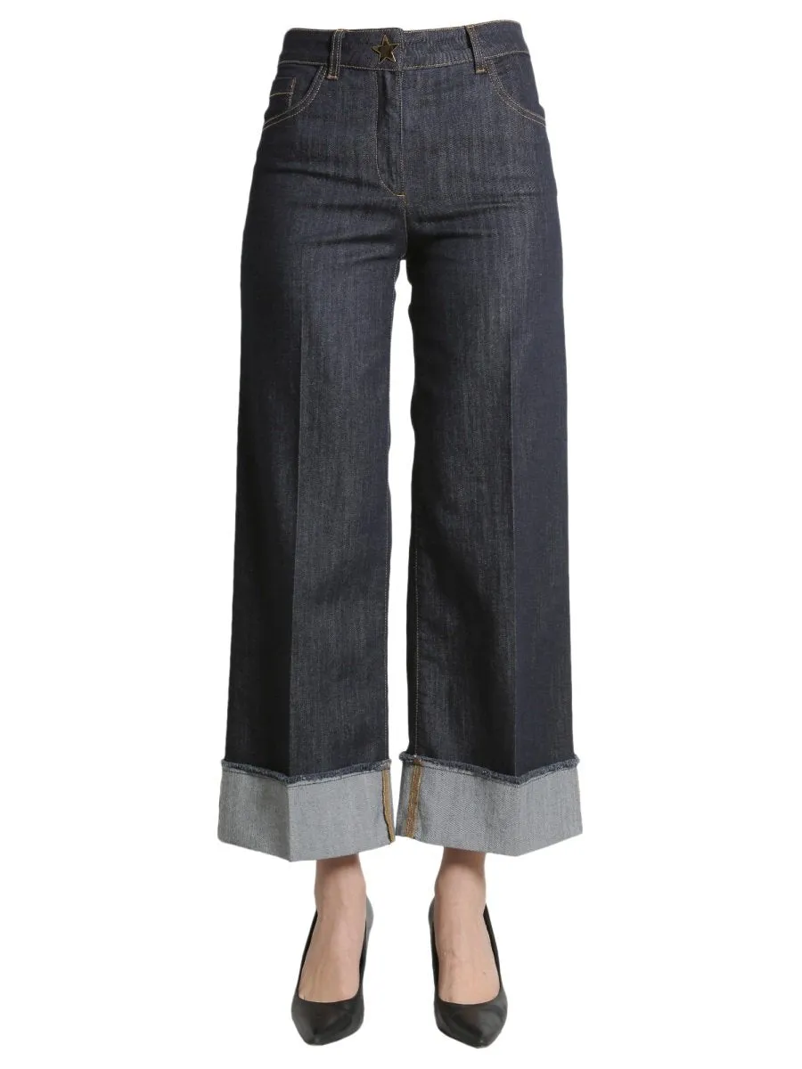 Boutique Moschino Flared Straight-Cut Pants