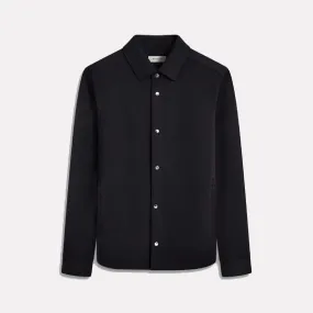 Bugatchi Knit Shirt Jacket / Black