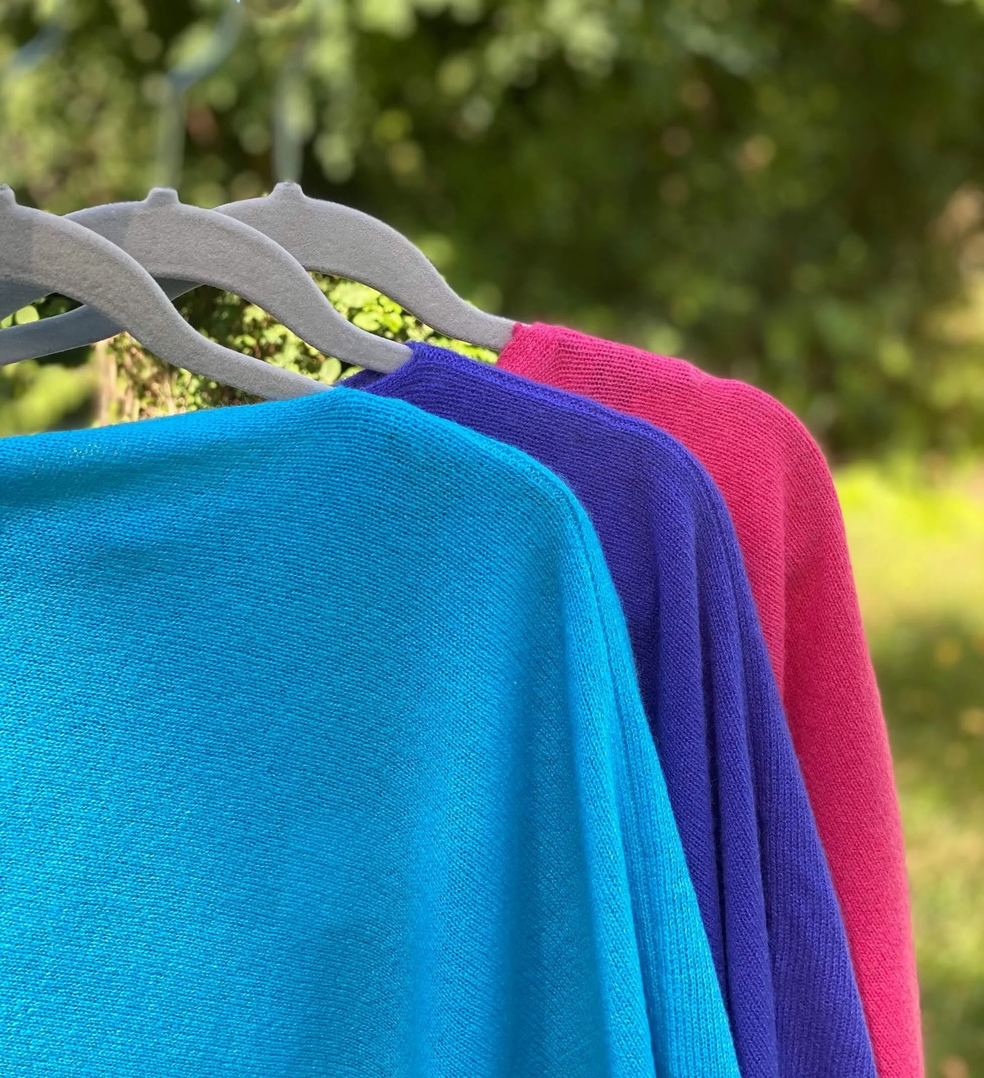 Cashmere Ponchos Bright Winter