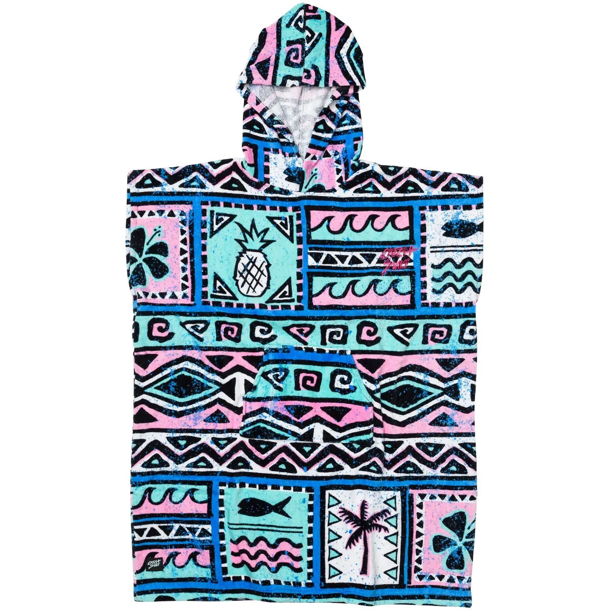 Catch Surf Jamie O'Brien (JOB) Hooded Towel Changing Poncho - Multi