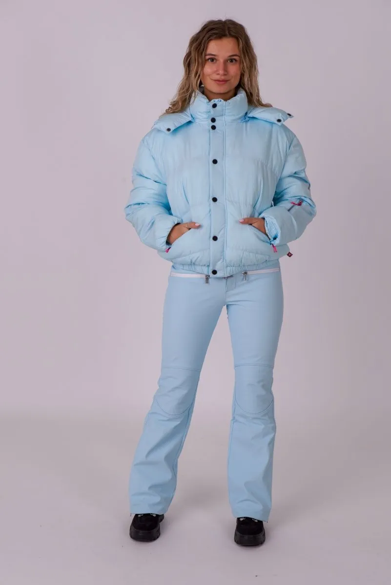 Chic Puffer Jacket - Ice Blue