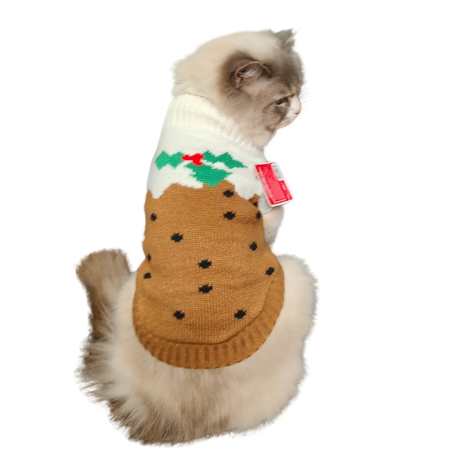 Christmas Pudding Sweater | Festive Dog Jumper by Happy Pet