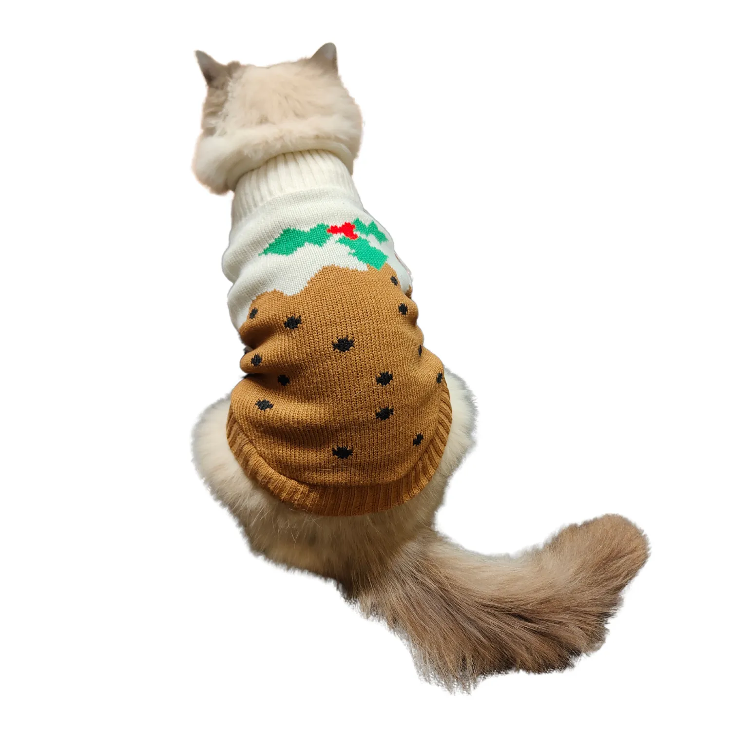 Christmas Pudding Sweater | Festive Dog Jumper by Happy Pet