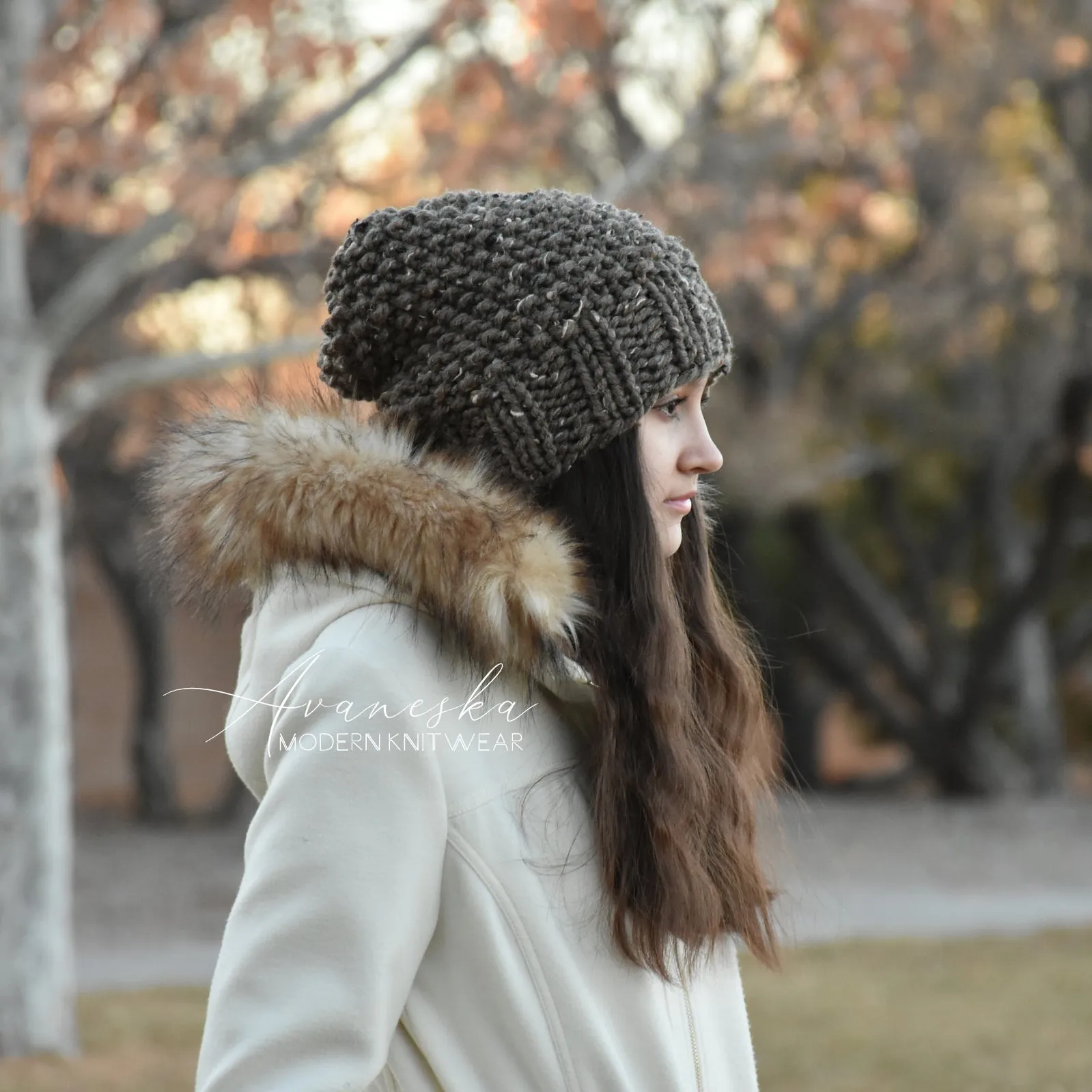 Chunky Extra Slouchy Hat | THE SAMARA