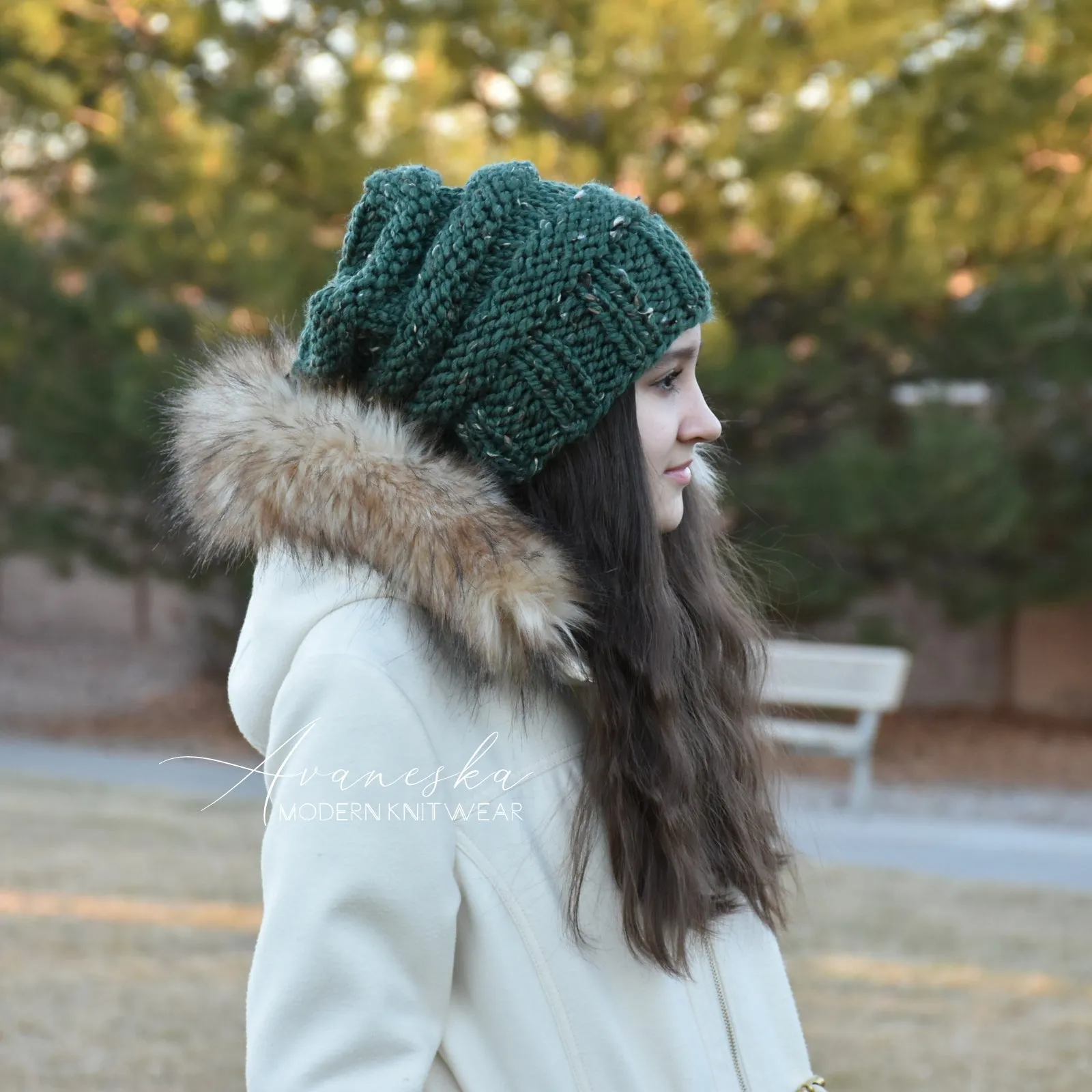 Chunky Extra Slouchy Hat | THE SCARLETT