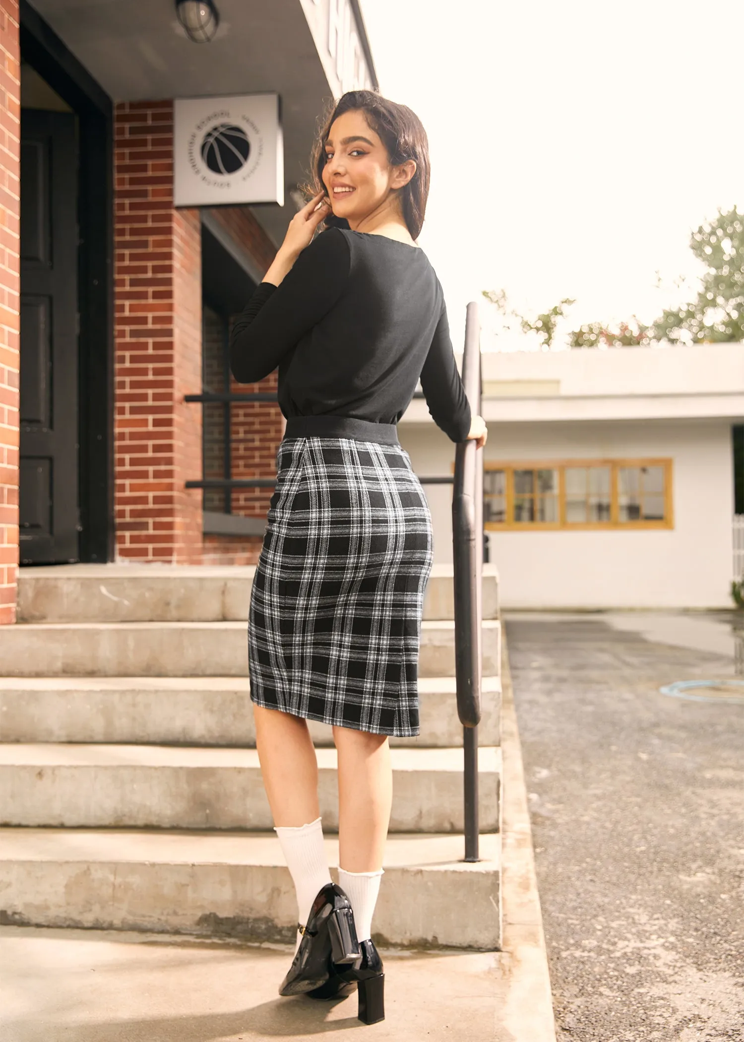 Cider Sipper Pencil Skirt