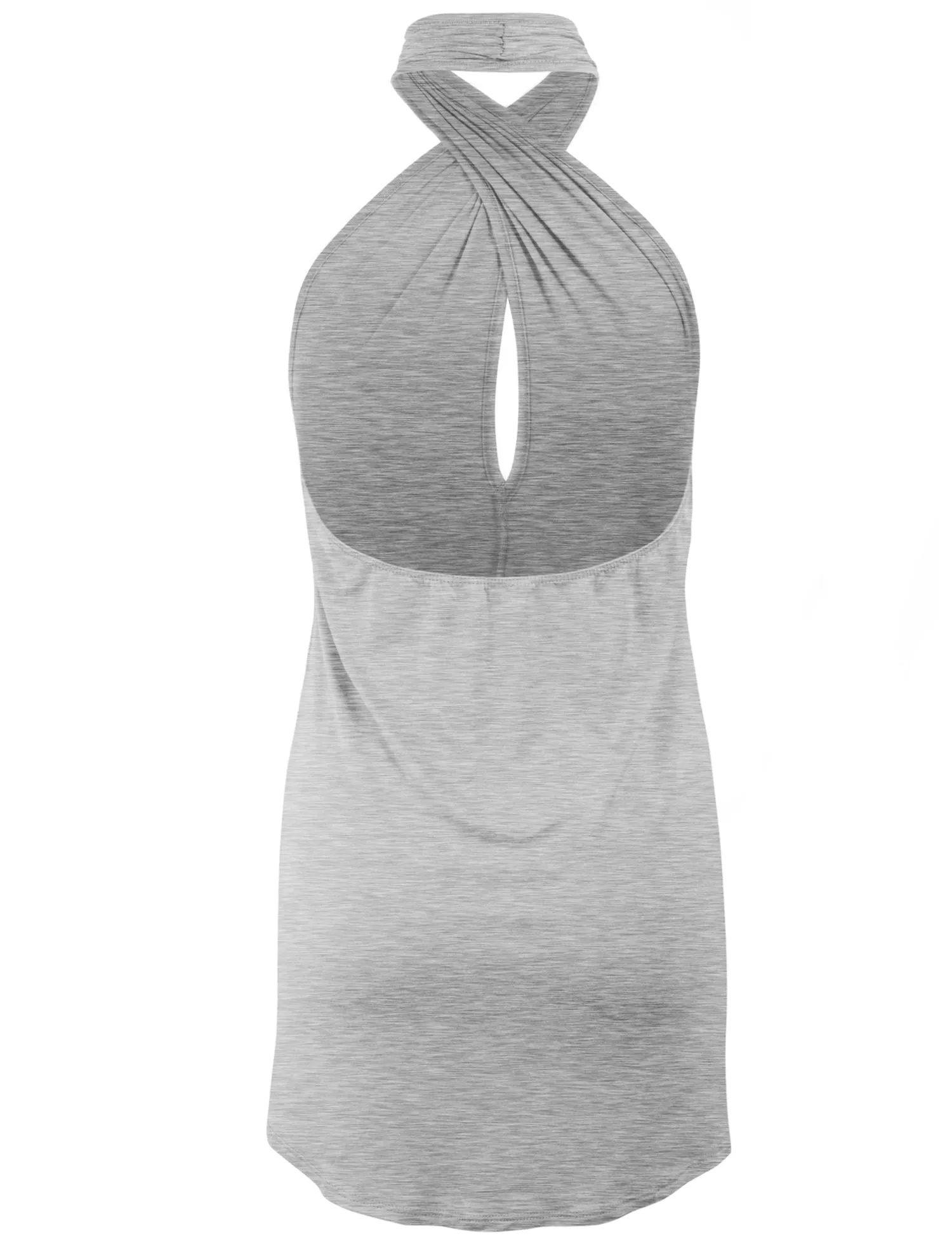 [Clearance] Womens Sleeveless Tunic Tank Top with Key Holes