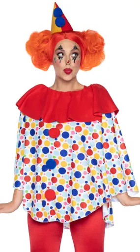 Clownin Around Poncho Costume