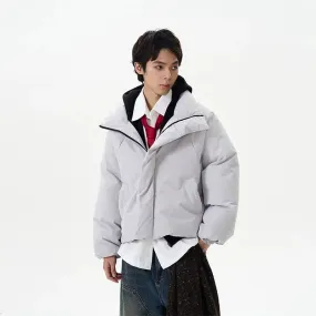 Cropped Cotton Padded Jacket