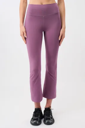 Cropped Flared Pants Grape