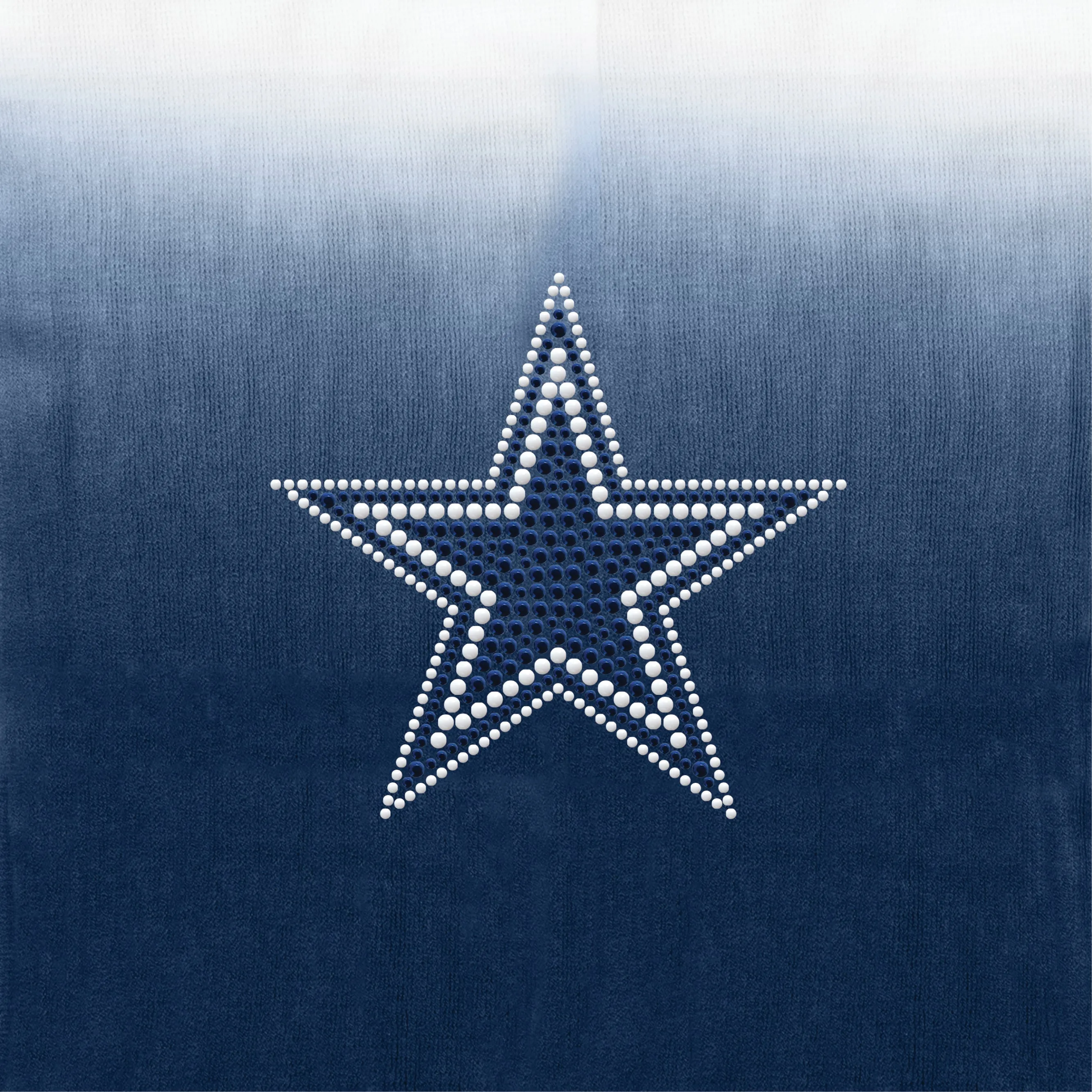 Dallas Cowboys Dip Dye Poncho