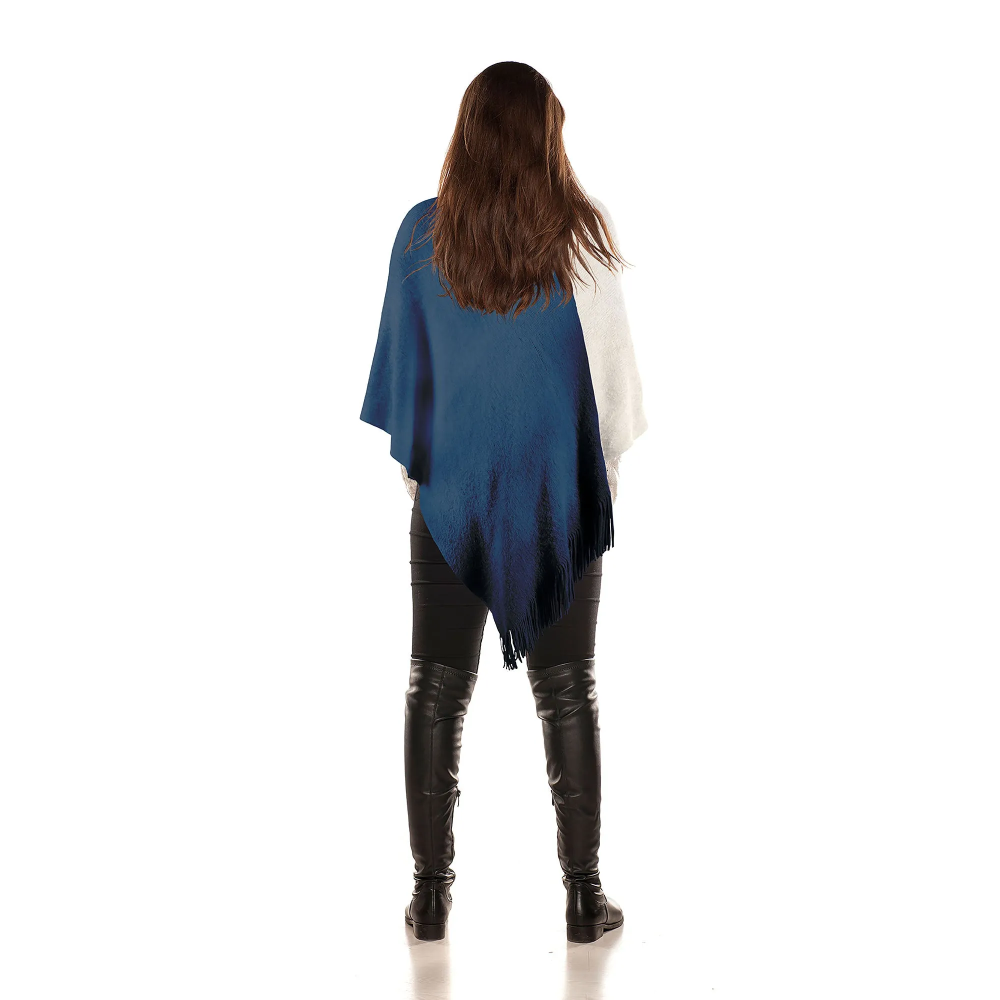 Dallas Cowboys Dip Dye Poncho