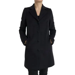 Dolce & Gabbana Elegant Virgin Wool Blend Black Blazer