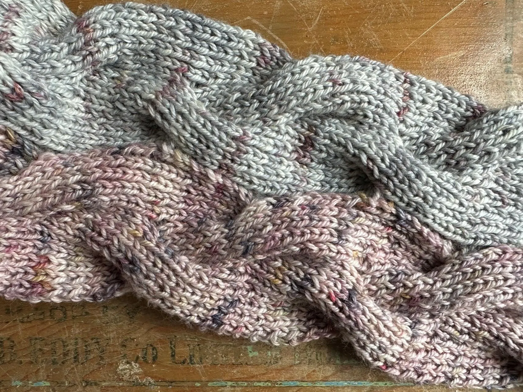 Double Dk Scarf - FREE KNITTING PATTERN