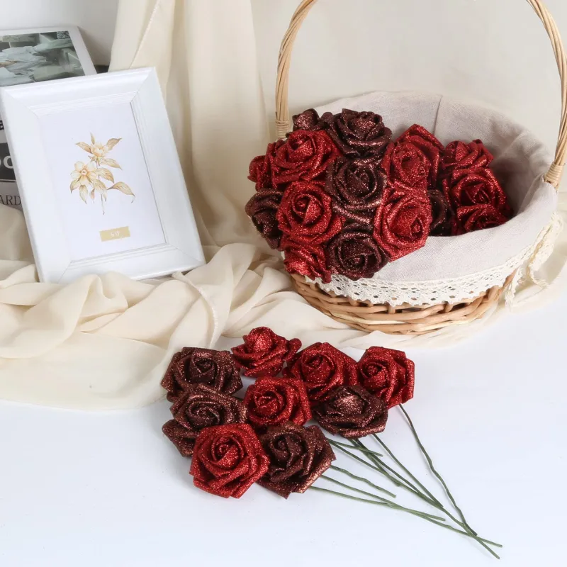 Elegant Rose Flower Bouquet With Ribbon Timeless Gift