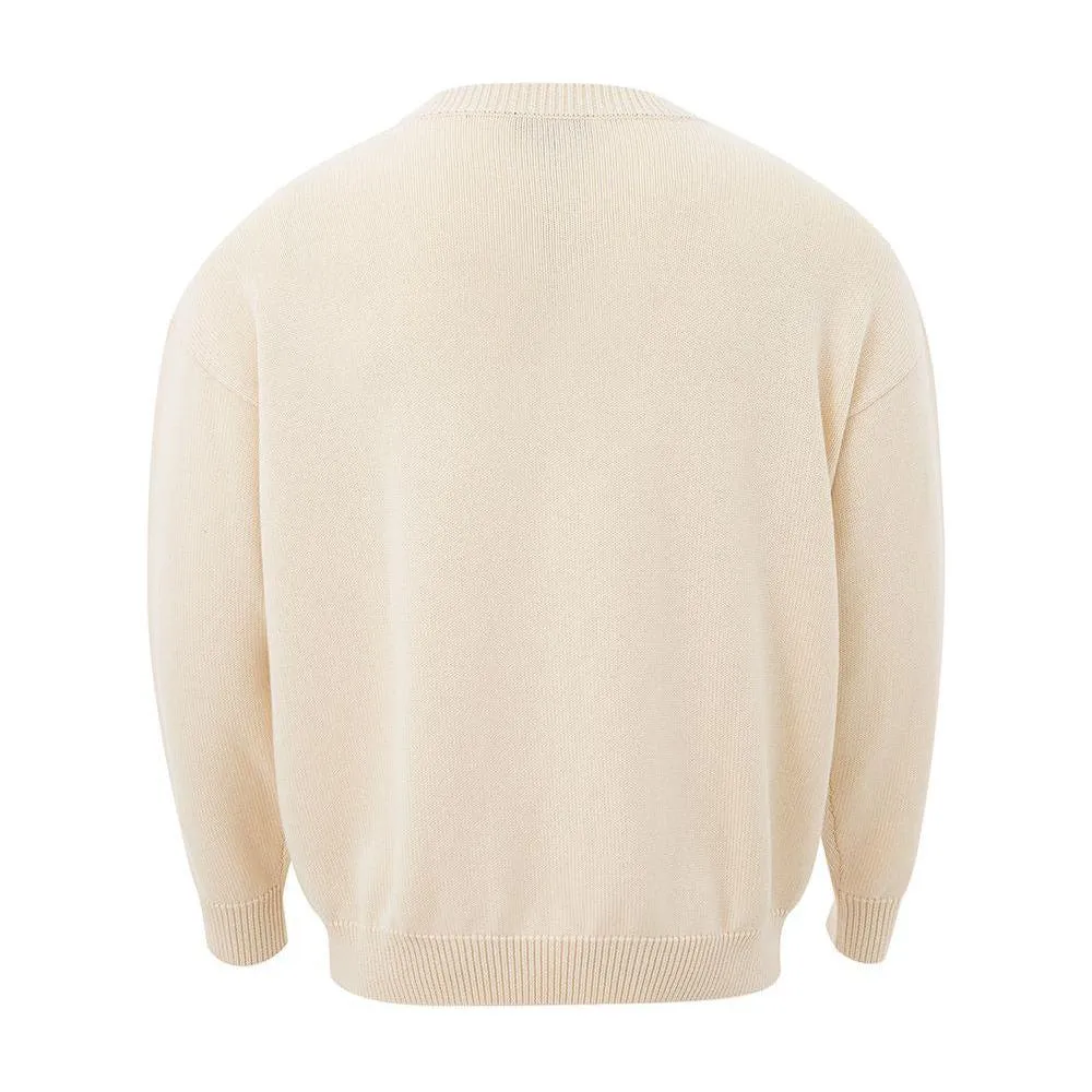 Emporio Armani Beige Woolen Sophistication Sweater