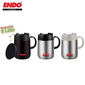 ENDO 480ml Double Stainless Steel Mug