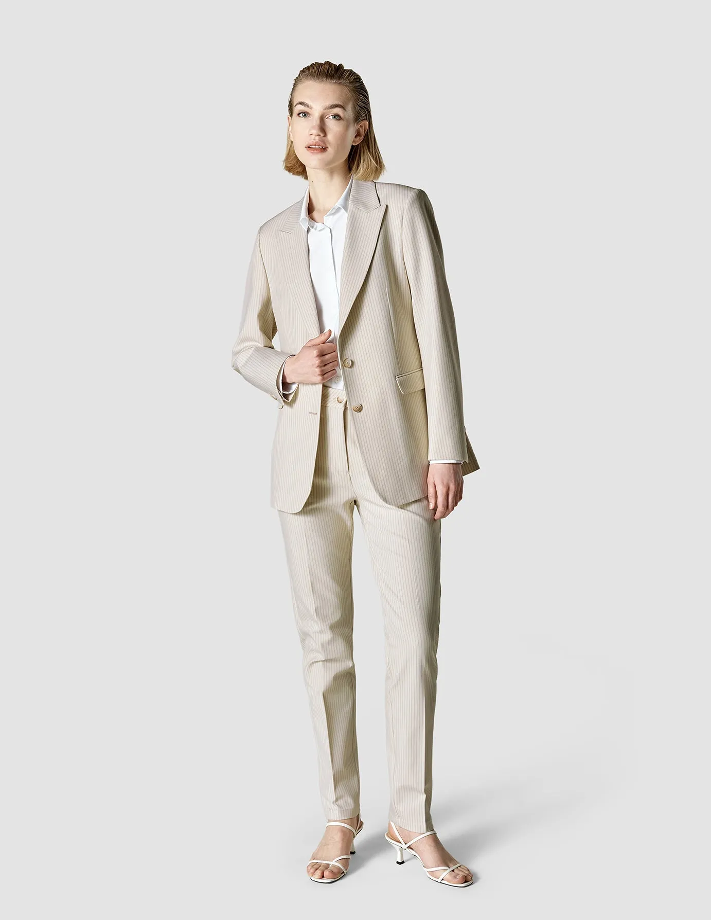 Essential Blazer Cream Latte