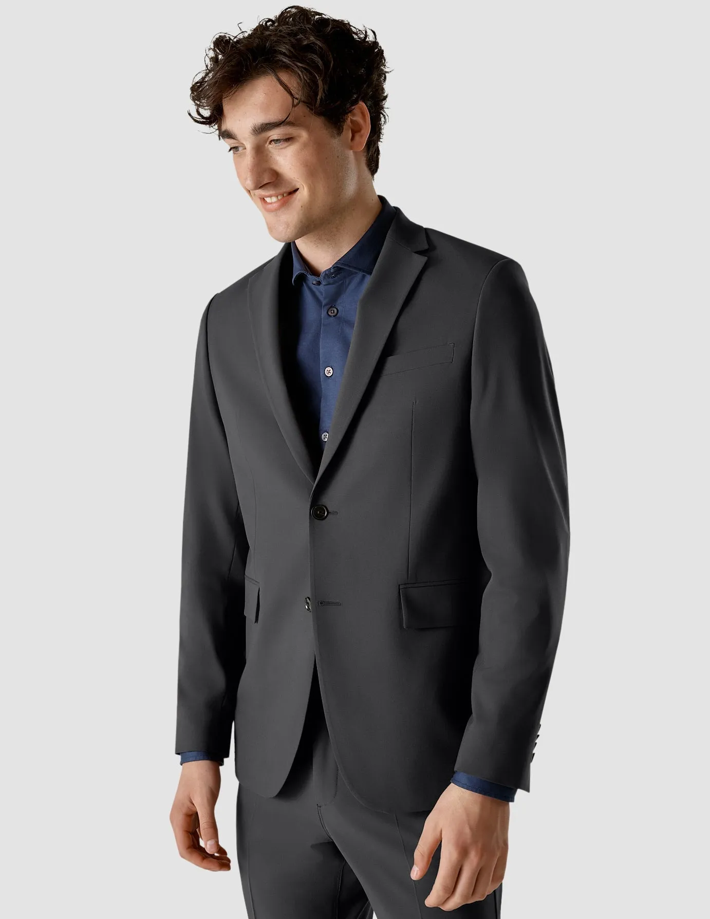 Essential Blazer Regular Dark Shadow