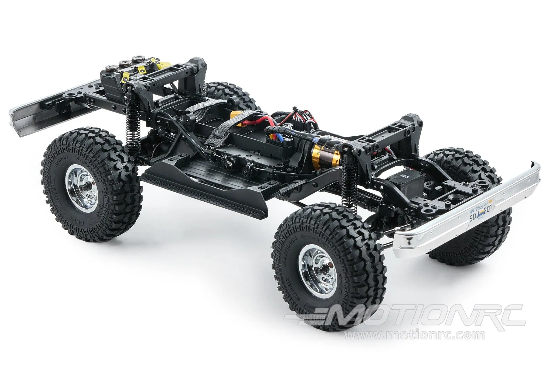 FMS FCX10 Chevy K5 Blazer Black 1/10 Scale 4WD Crawler - RTR