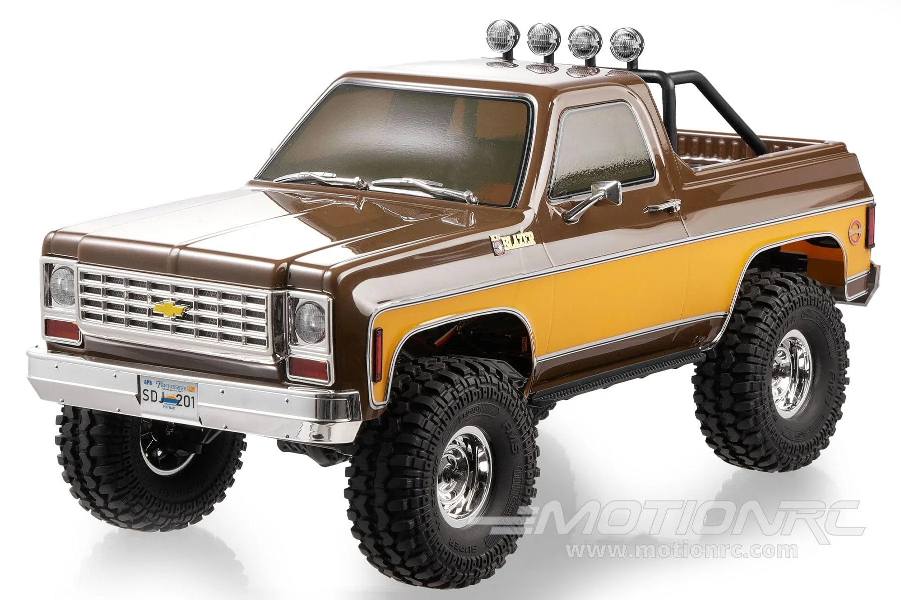 FMS FCX10 Chevy K5 Blazer Brown 1/10 Scale 4WD Crawler - RTR