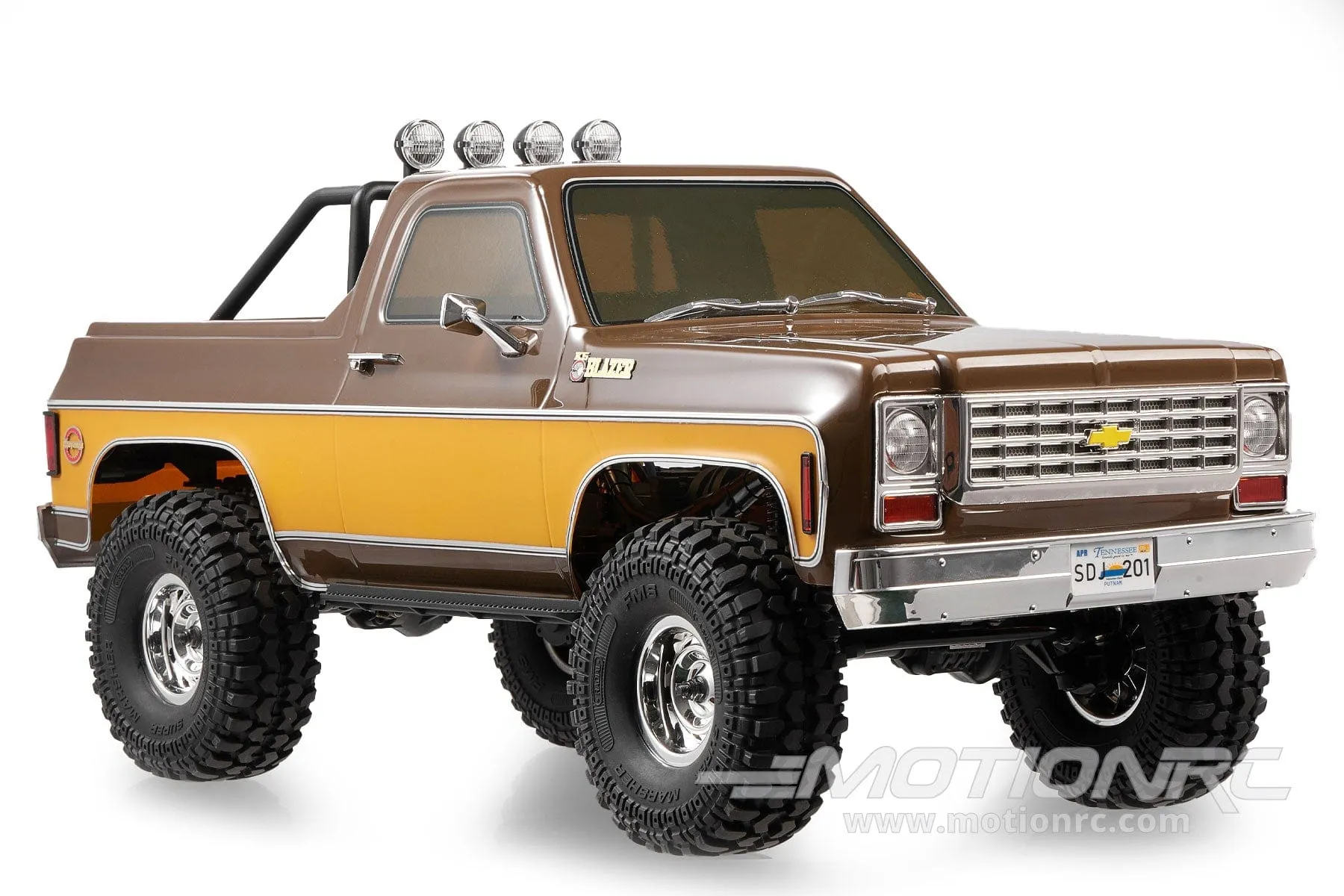 FMS FCX10 Chevy K5 Blazer Brown 1/10 Scale 4WD Crawler - RTR