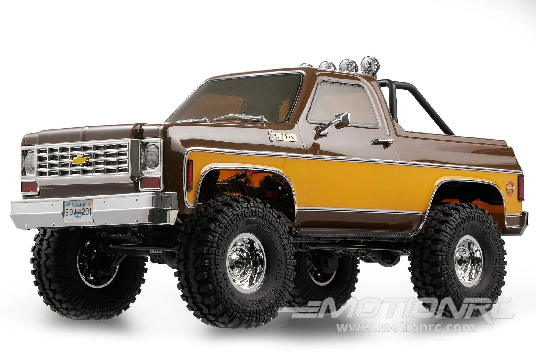 FMS FCX10 Chevy K5 Blazer Brown 1/10 Scale 4WD Crawler - RTR