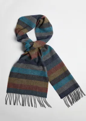 Foxford Lambswool Scarf | Armada Stripe