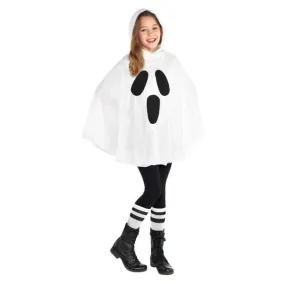 Ghost poncho for kids