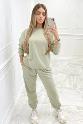 Glamify sage sweater essential loungewear set