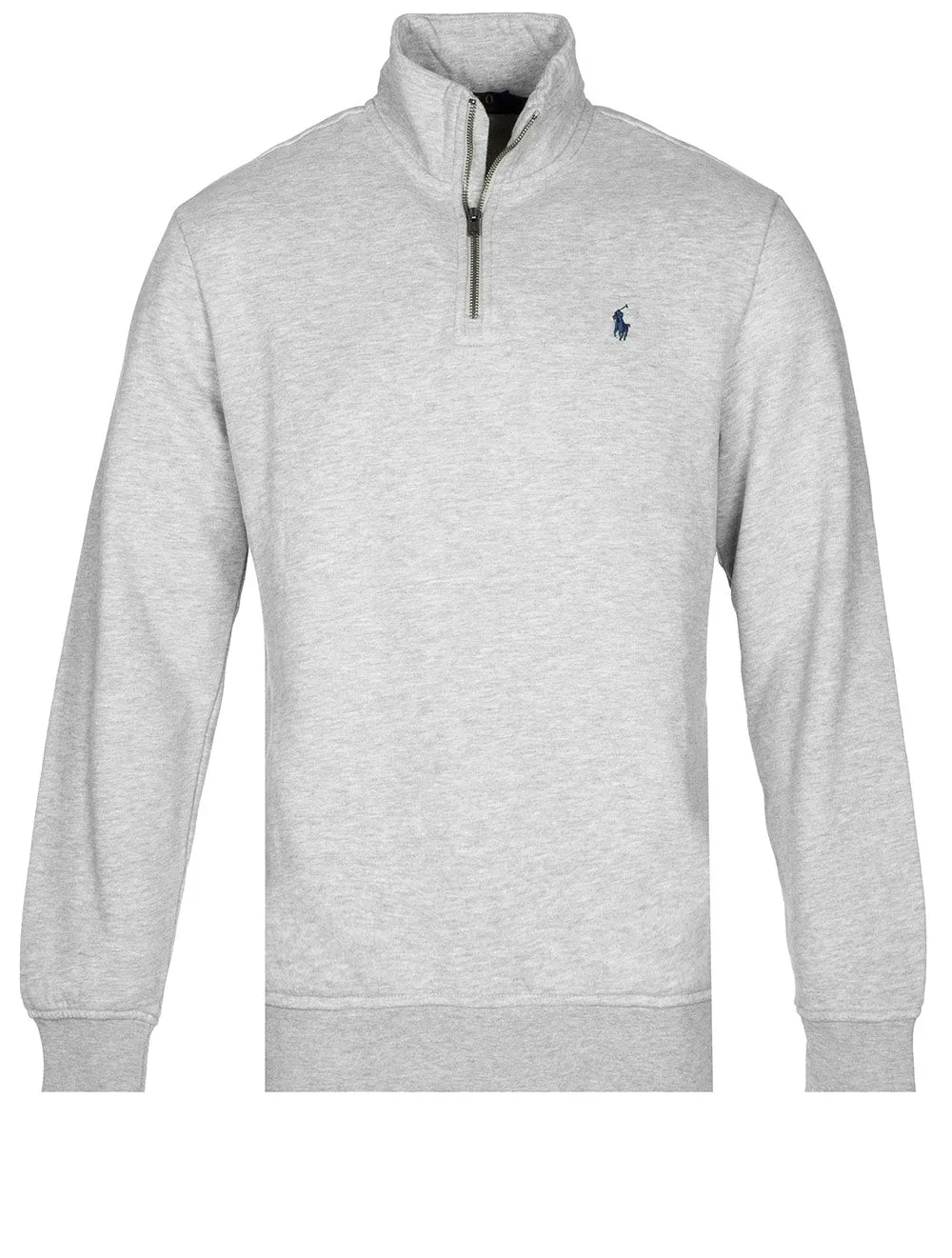 Half Zip Fleece Long Sleeve Sweatshirt Andover Heather