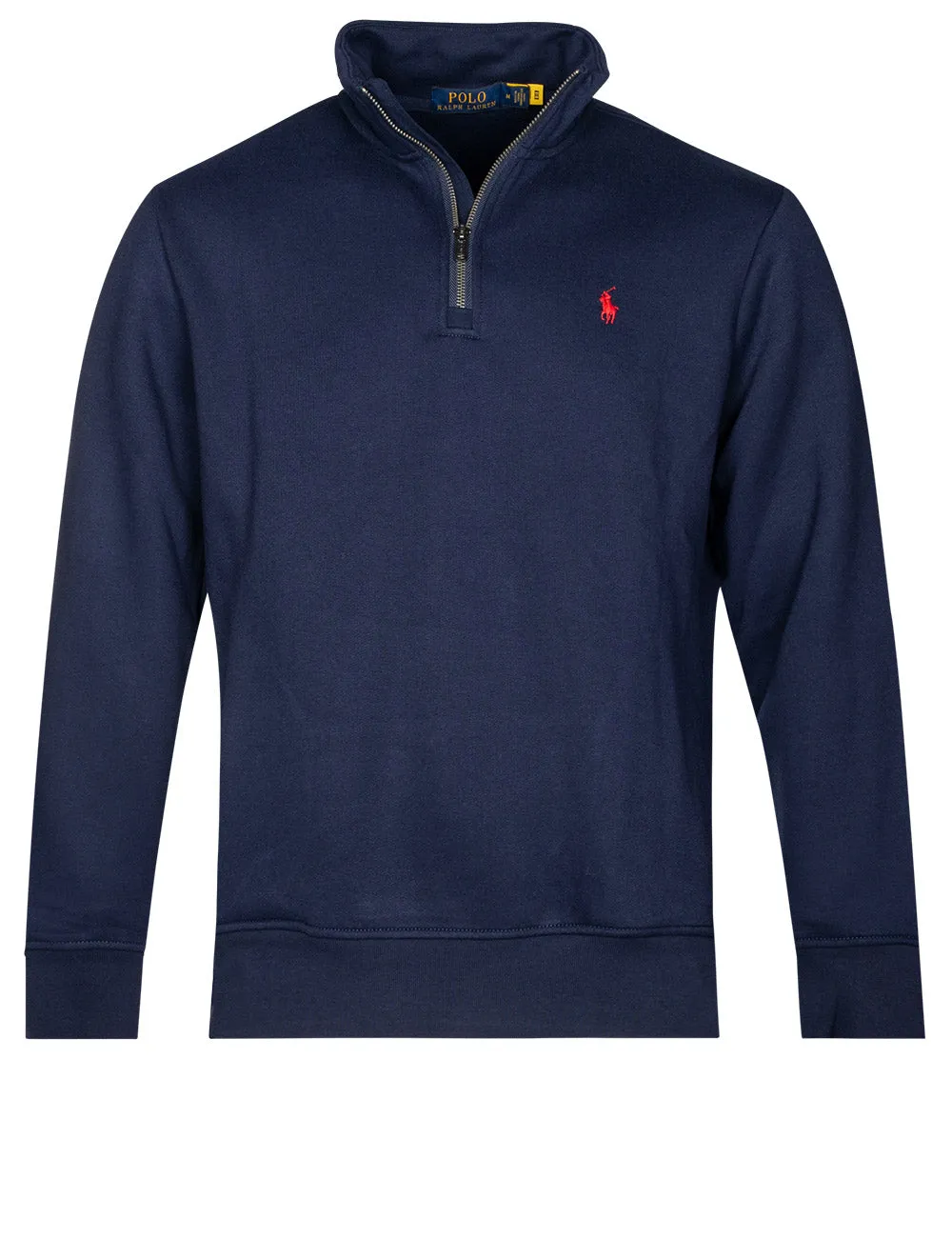 Half Zip Fleece Long Sleeve Sweatshirt Cruise Navy