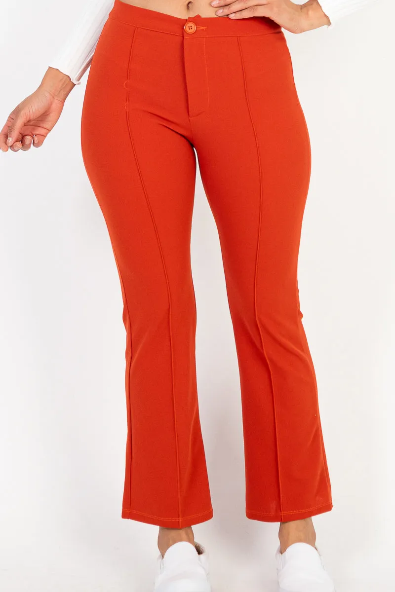 High Waist Knit Flare Pants (CAPELLA)