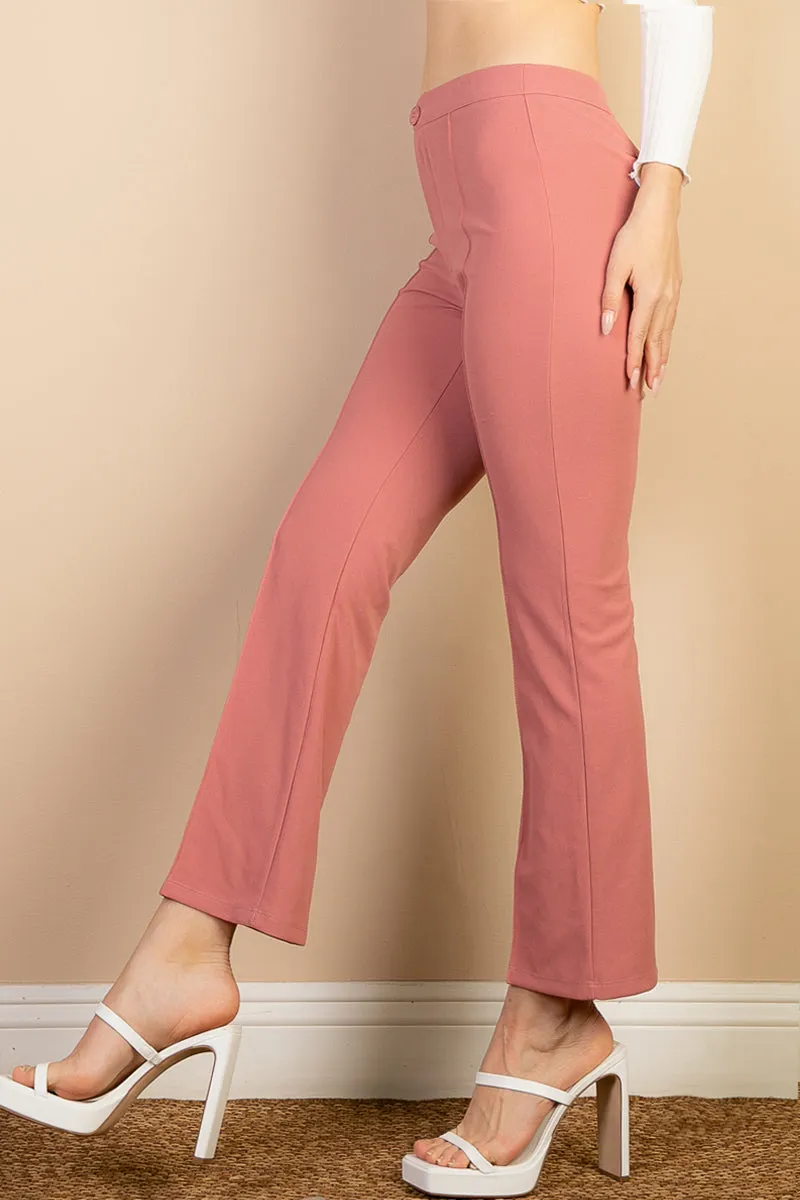 High Waist Knit Flare Pants (CAPELLA)