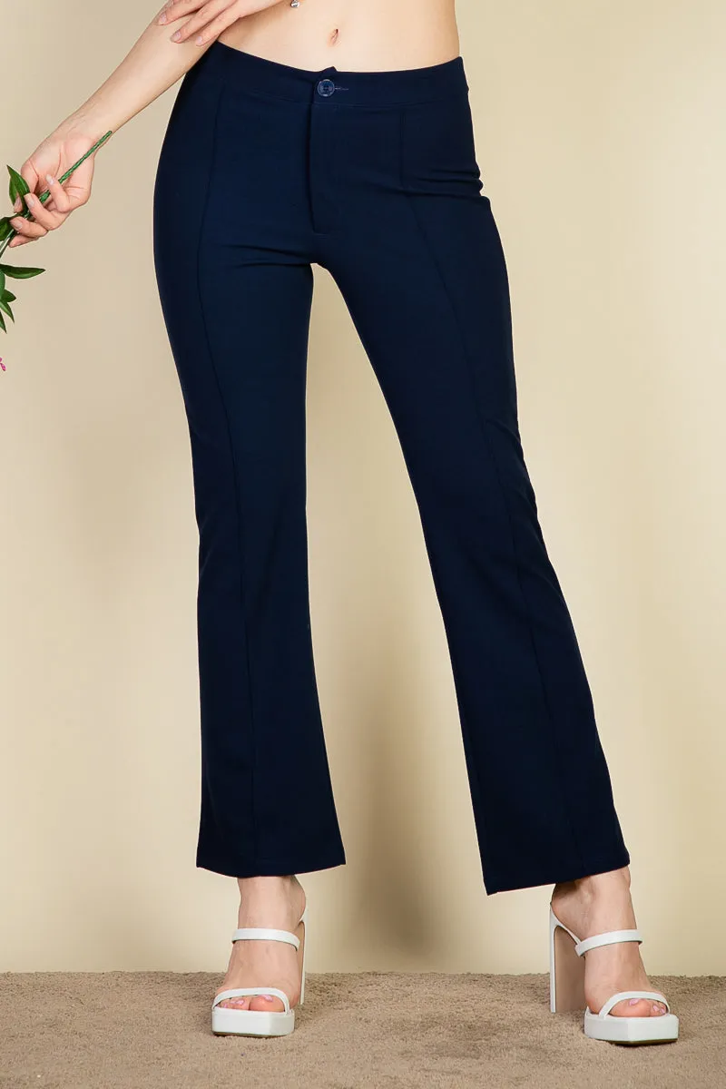 High Waist Knit Flare Pants (CAPELLA)