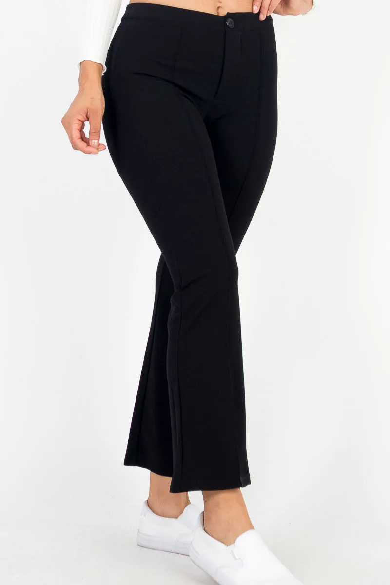 High Waist Knit Flare Pants (CAPELLA)