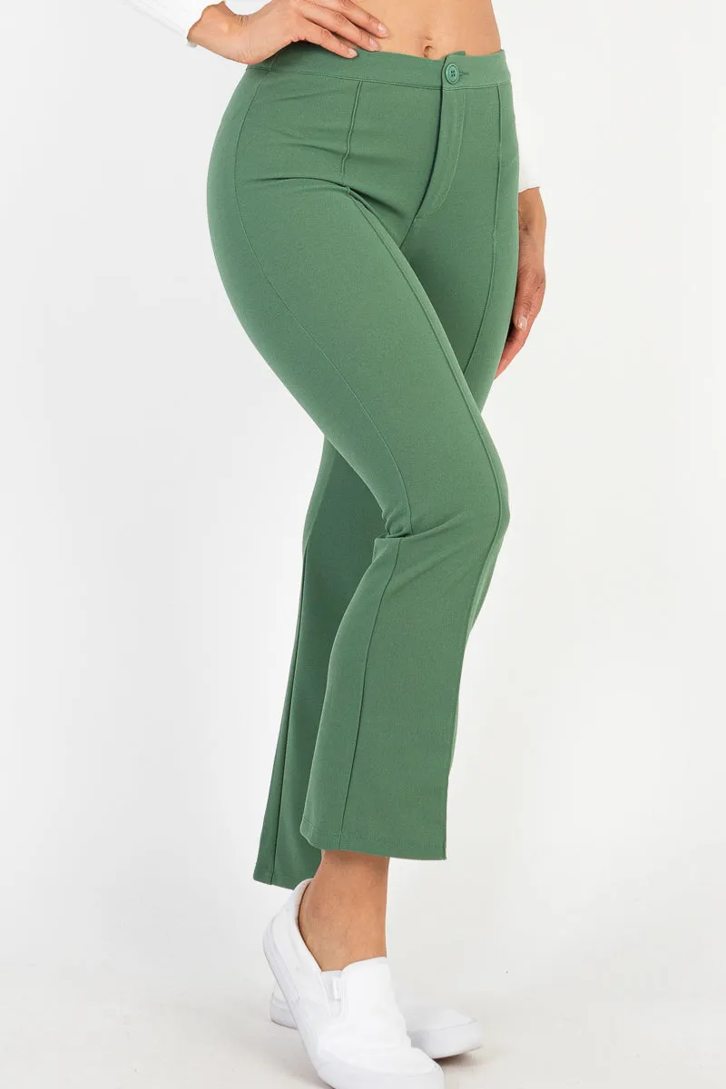 High Waist Knit Flare Pants (CAPELLA)