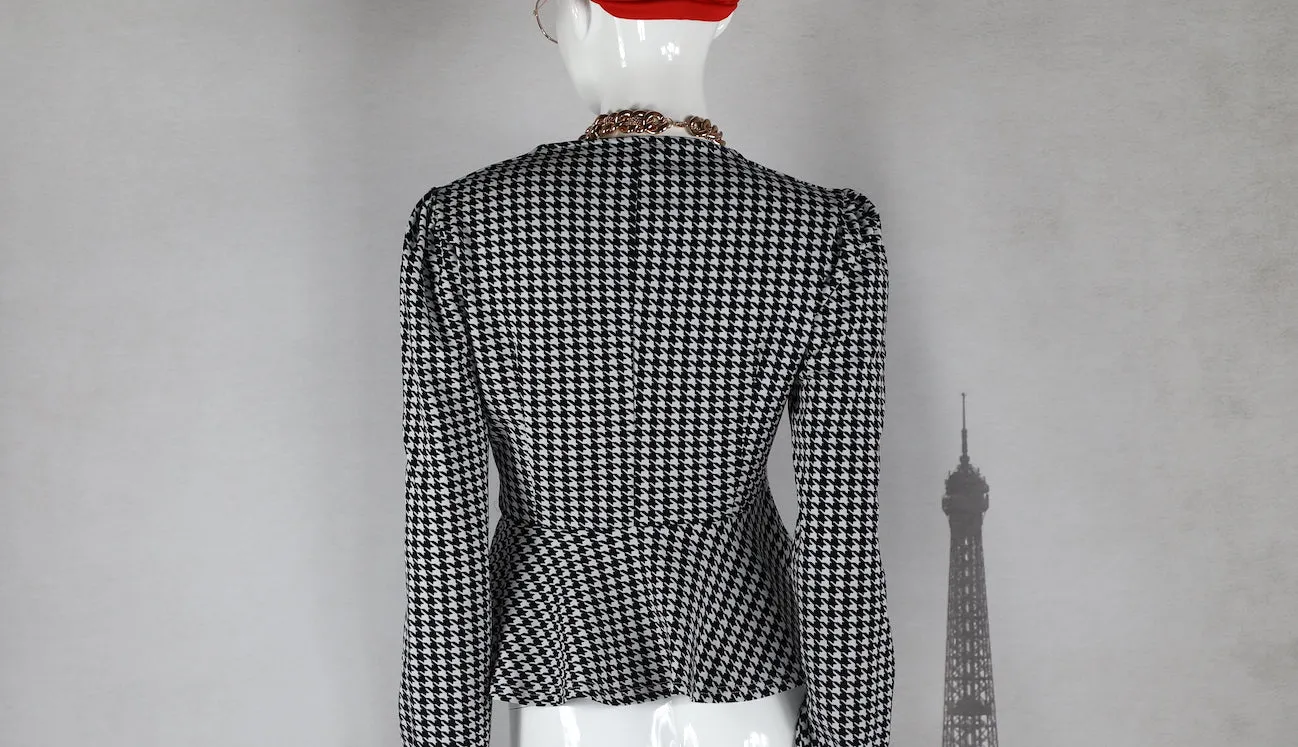 Houndstooth Blazer (Size Large)